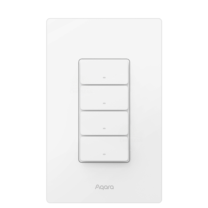 Aqara H2 國際版開關(四開・3實體+1虛擬鍵)